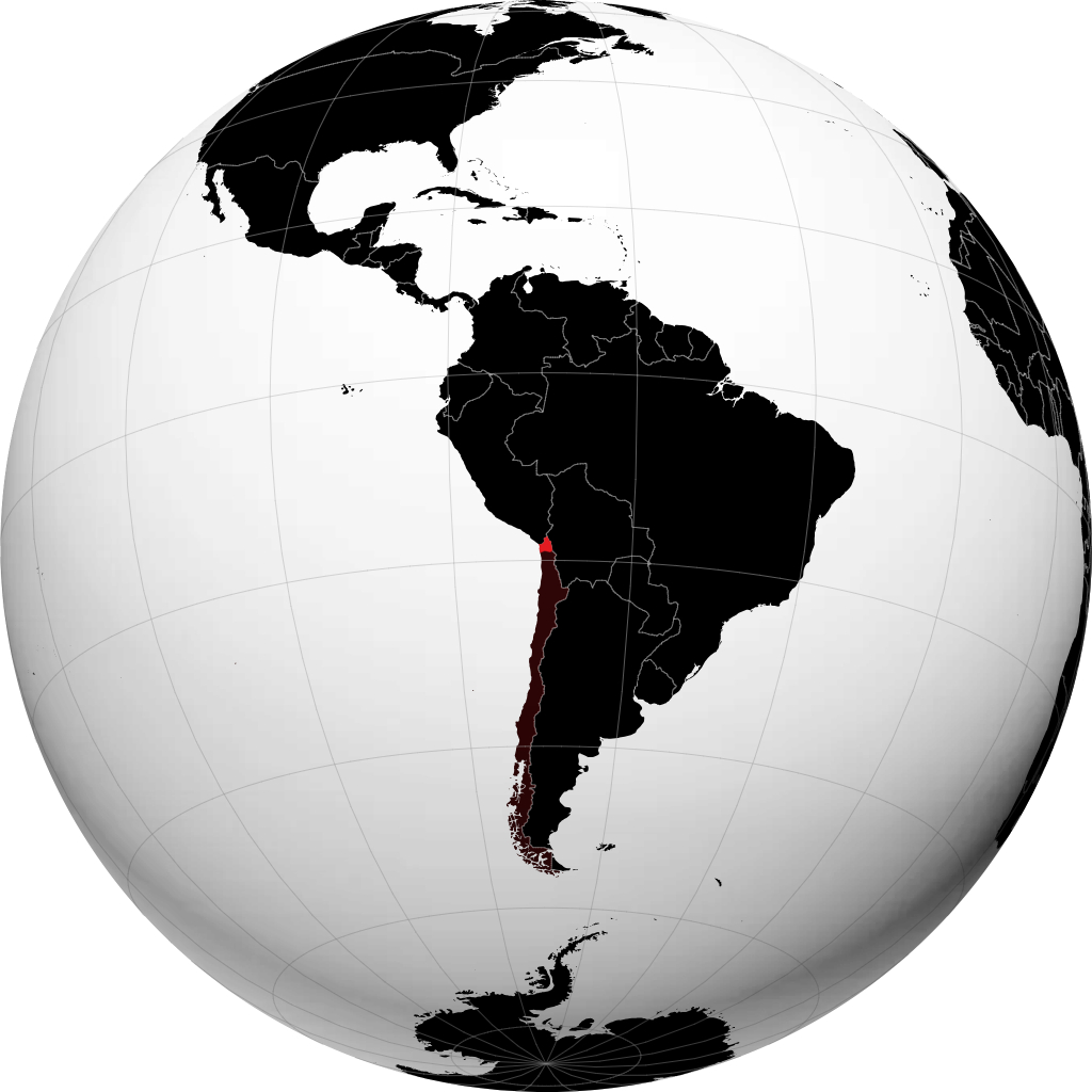 Yankin Arica da Parinacota a ƙwallon ƙasa